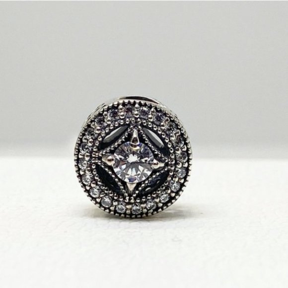 Pandora Sterling Silver Vintage Allure Charm - Picture 1 of 4